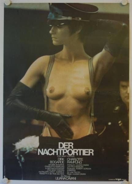 Der Nachtportier originales deutsches A0-Filmplakat